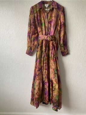lavender brown wrap dress Lavender Brown | Dresses | Lavender Brown Maxi Dress Multicolor Adjustable  Straps Size M Msrp 77